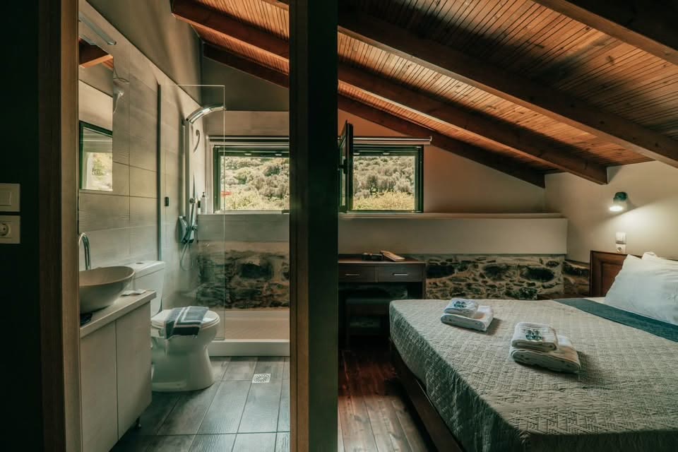 One Bedroom Maisonette — bathroom and bedroom